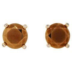 Chopard Golden Diamond Collection Stud Earrings