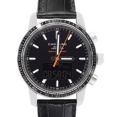 Chopard Grand Prix De Monaco Historique Steel Black Dial Mens Watch 168518-3001