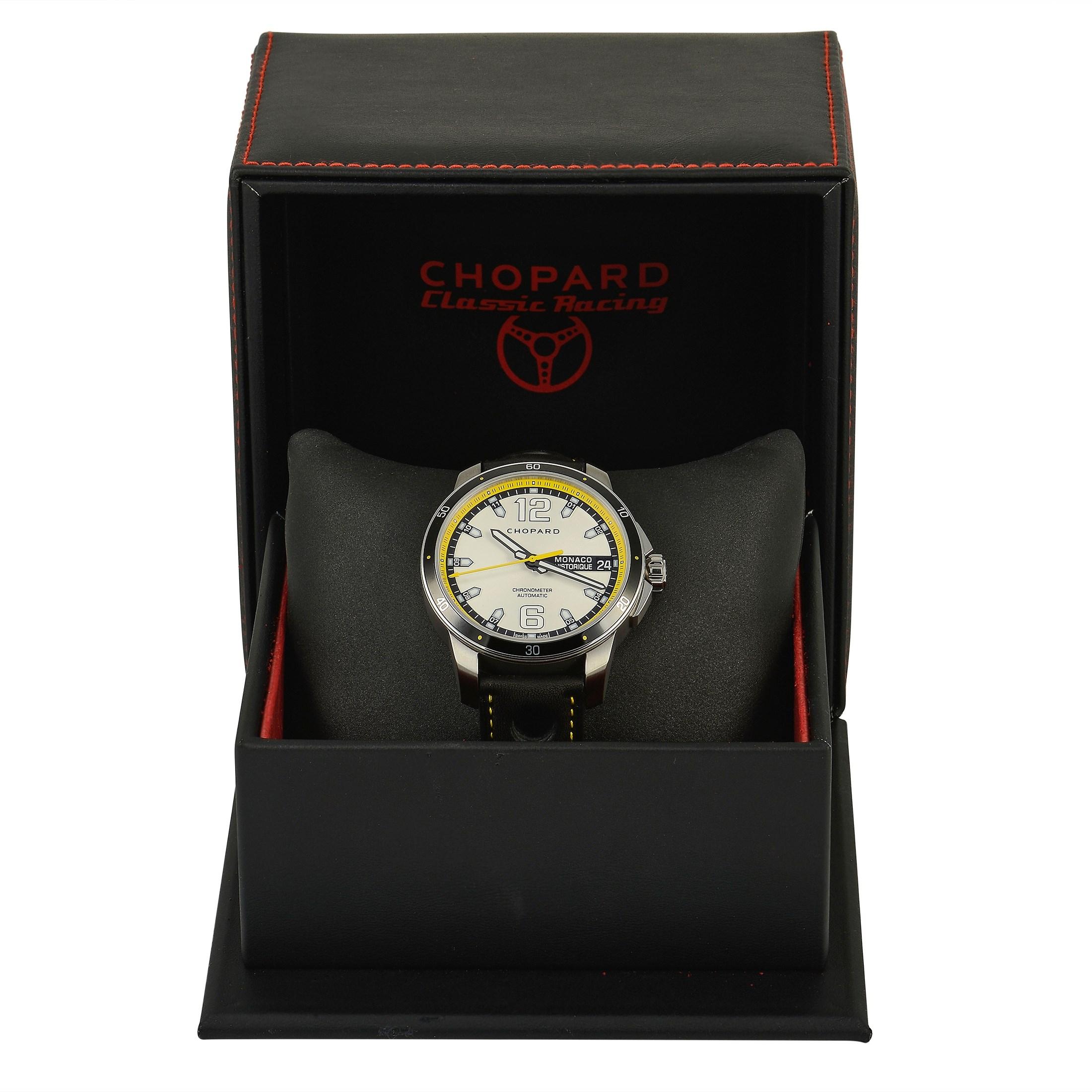 Chopard Grand Prix de Monaco Historique Watch 168568-3001 In Excellent Condition In Southampton, PA