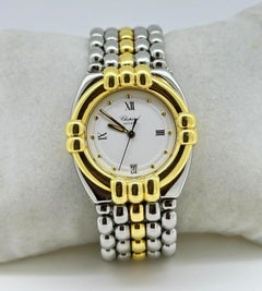 Chopard Gstaad ref 8113 Two-Tone 18K Solid Gold & S/ Steel Quartz Unisex Watch