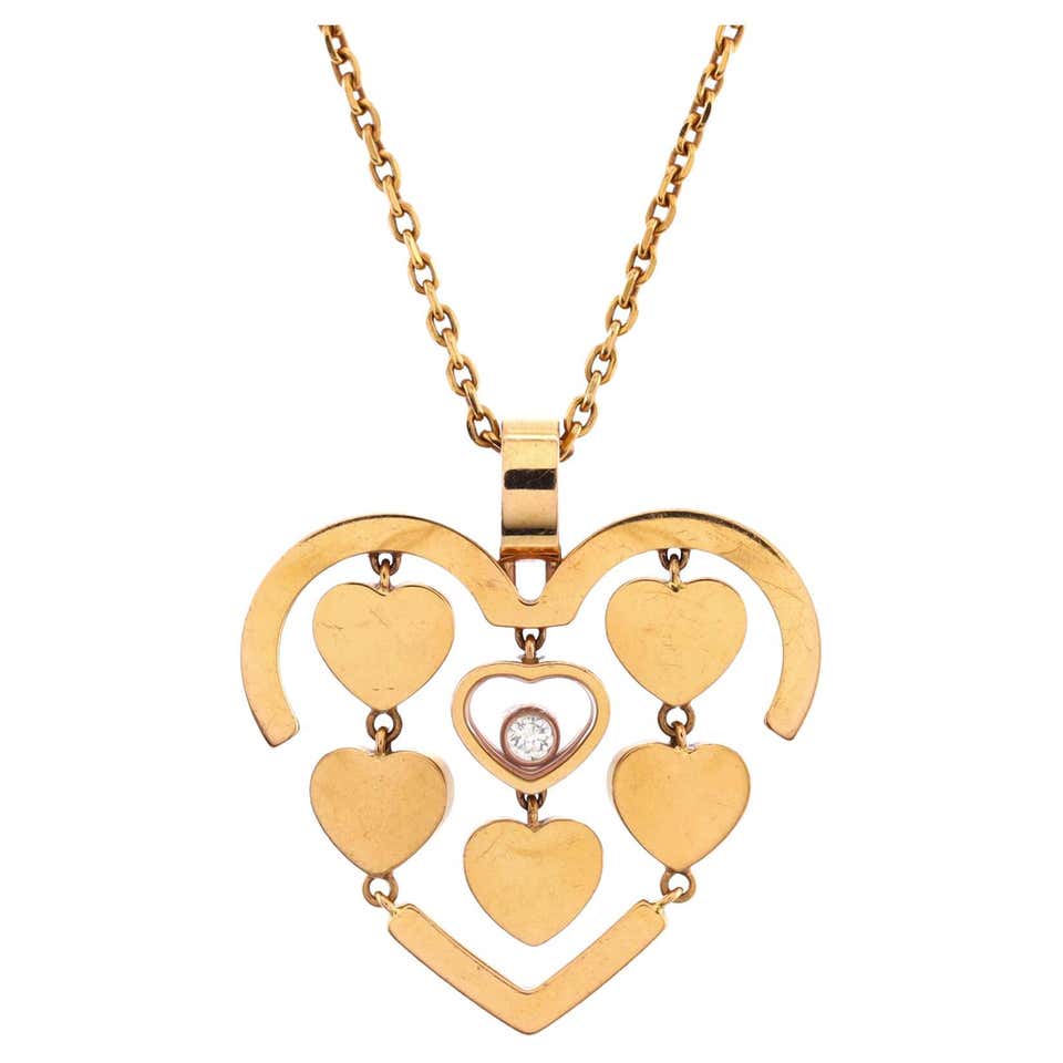 Chopard Happy Diamond Amore Gold Necklace at 1stDibs | chopar necklace ...