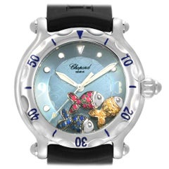 Chopard Happy Beach Floating Rubi Sapphire Fish Montre pour femmes 288347