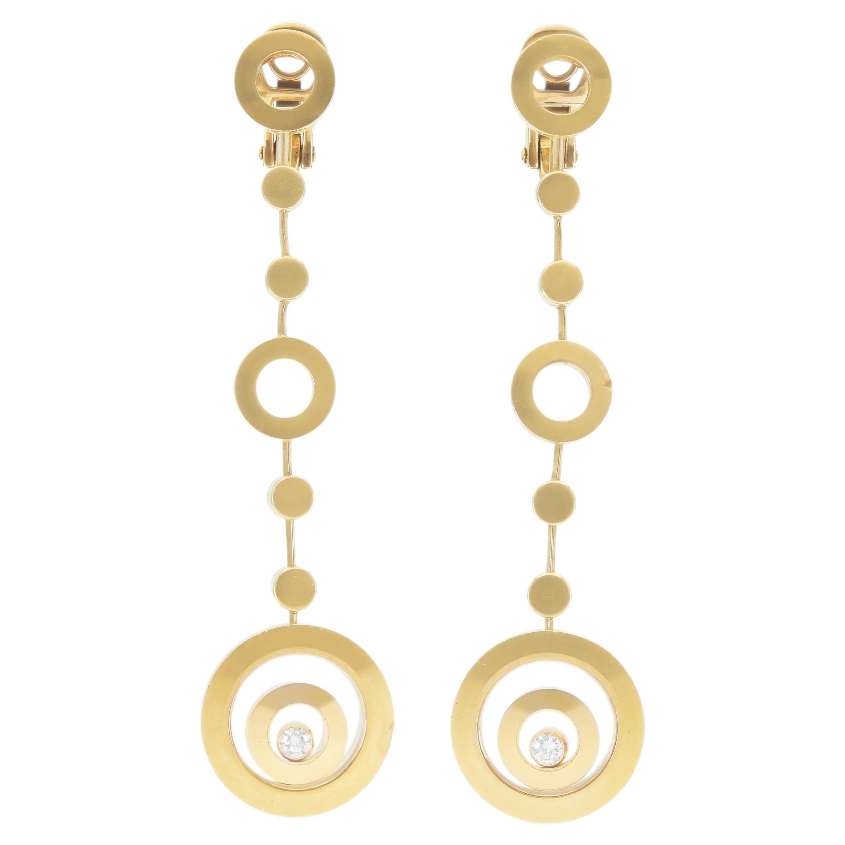 Orecchini Chopard Happy Bubbles in vendita