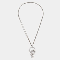 Chopard Happy Bubbles Diamonds 18k White Gold Necklace