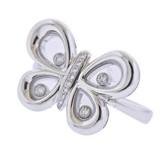 Chopard Happy Butterflies White Gold Diamond Ring 829511-1210