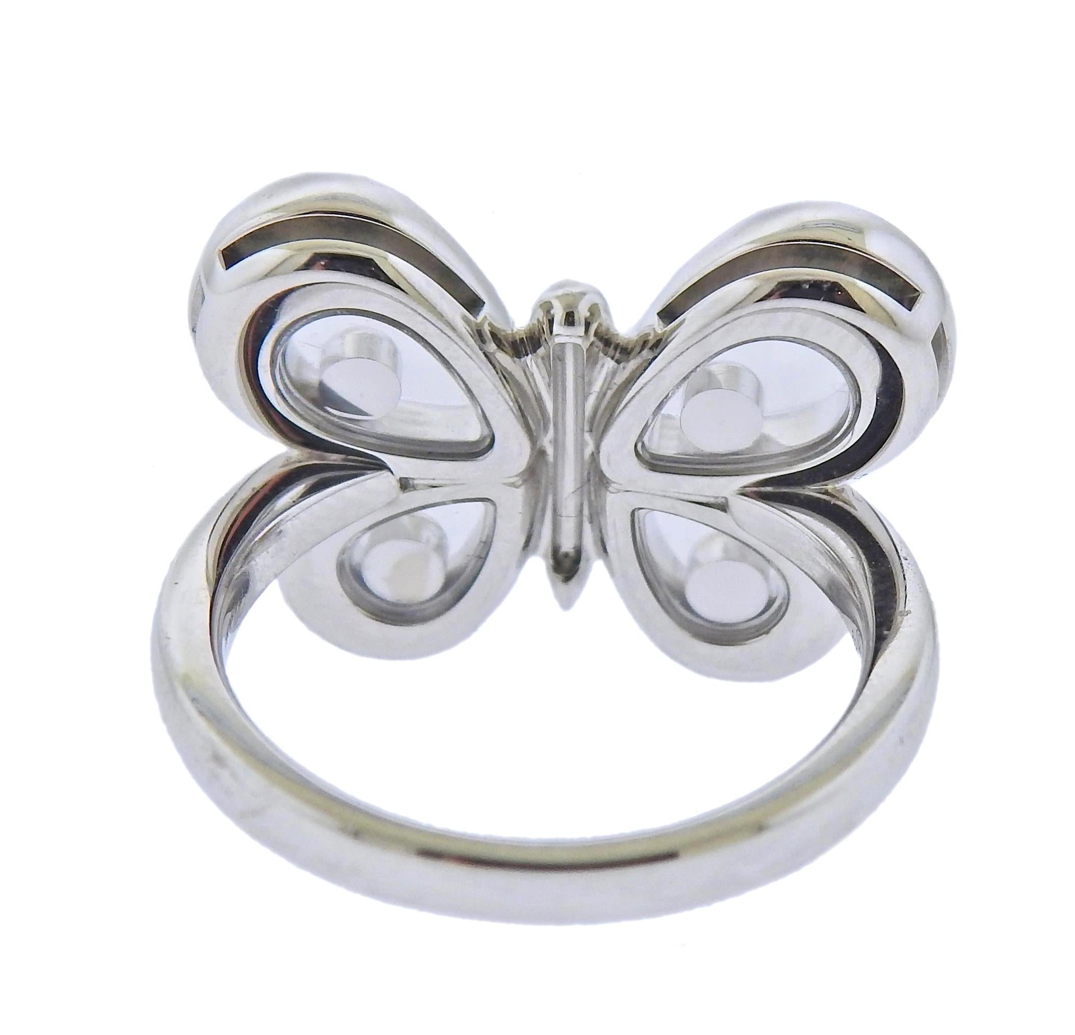 Chopard Happy Butterflies Weißgold Diamantring 829511-1210 (Rundschliff)