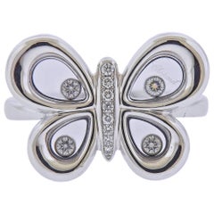 Chopard Happy Butterflies White Gold Diamond Ring 829511-1210