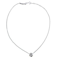 Chopard Happy Curves Gold Diamond Circle Pendant Necklace 819562-1001
