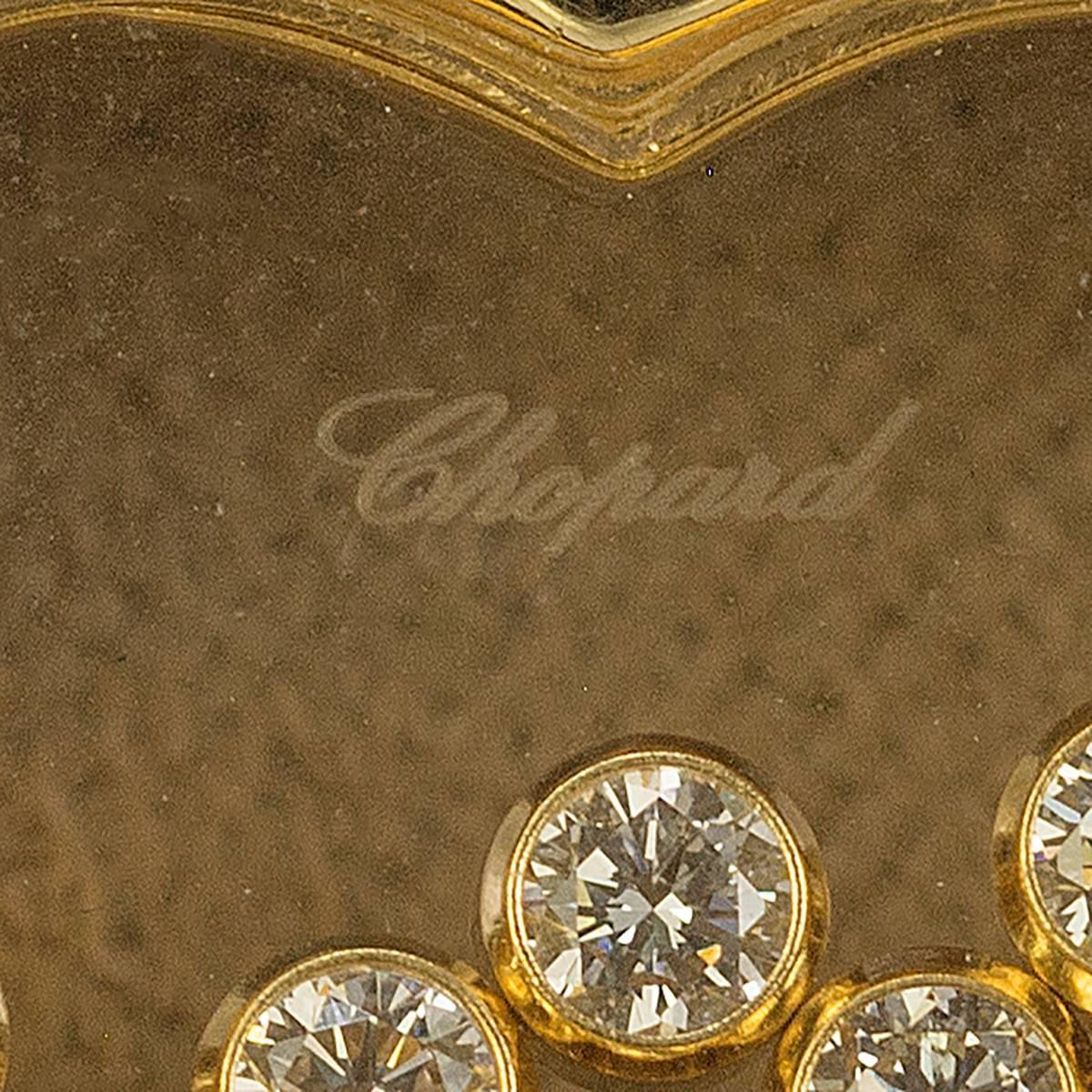 Women's or Men's Chopard Happy Diamond 18 Karat Necklace