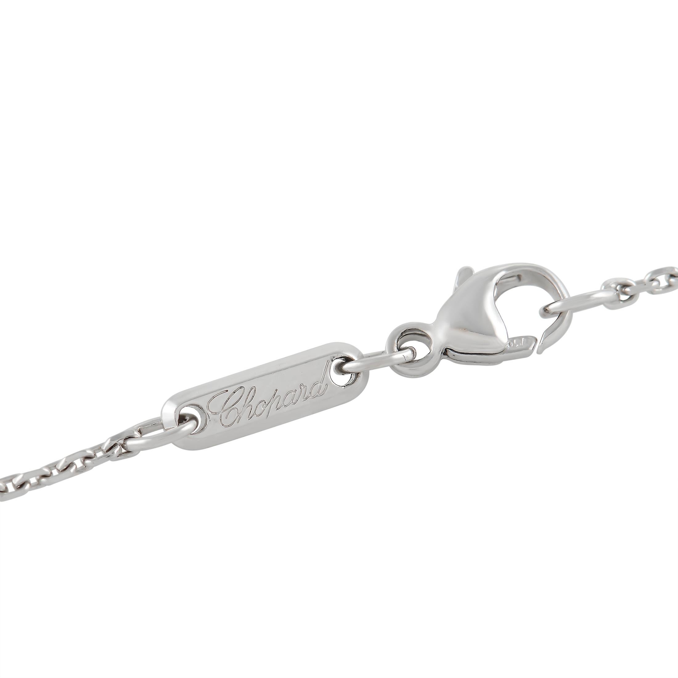 chopard blue heart necklace