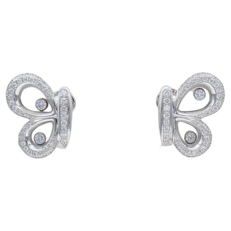 Authentic Dancing Diva Silver Louis Vuitton Earrings