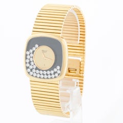 Chopard Happy Diamond 18k Yellow Gold Black Onyx ref 2164