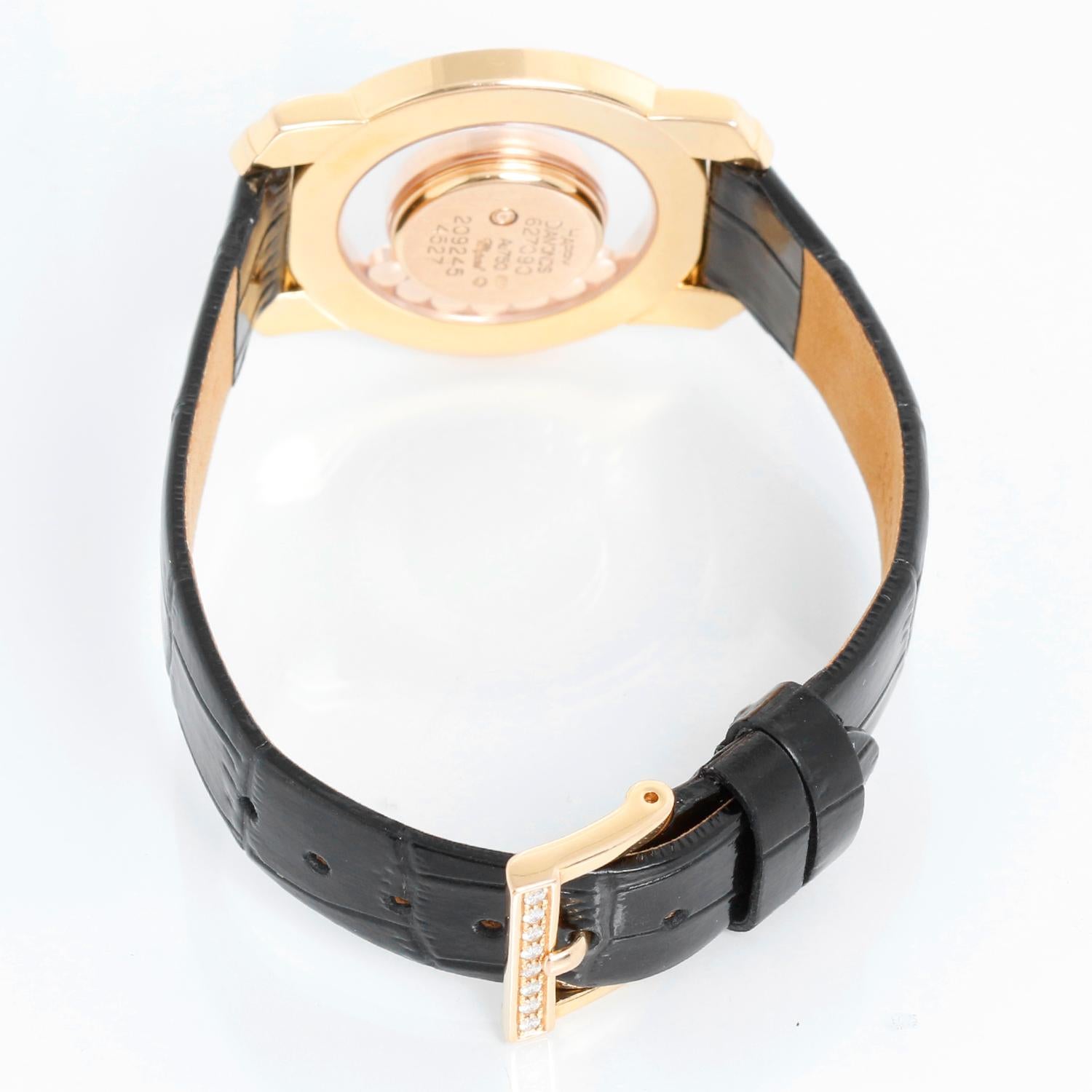 Chopard Happy Diamond 18k Yellow Gold Diamond Set Ref  209245-5001 In Excellent Condition For Sale In Dallas, TX
