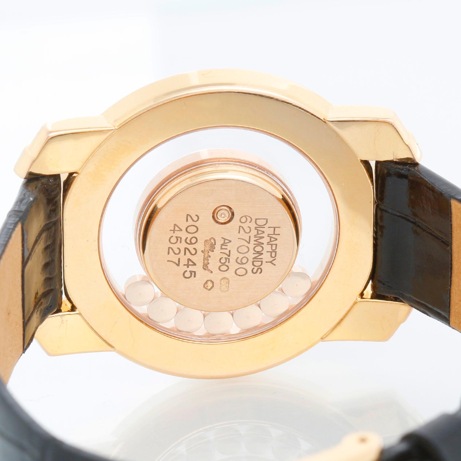 Chopard Happy Diamond 18k Yellow Gold Diamond Set Ref  209245-5001 For Sale 1