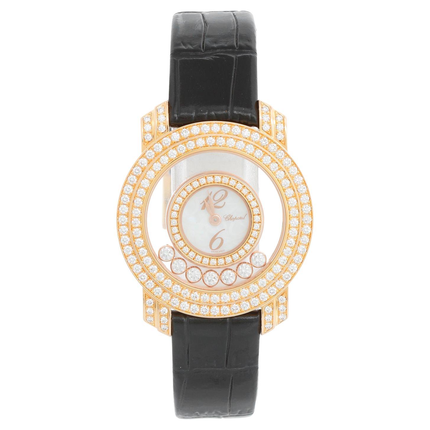 Chopard Happy Diamond 18k Yellow Gold Diamond Set Ref  209245-5001