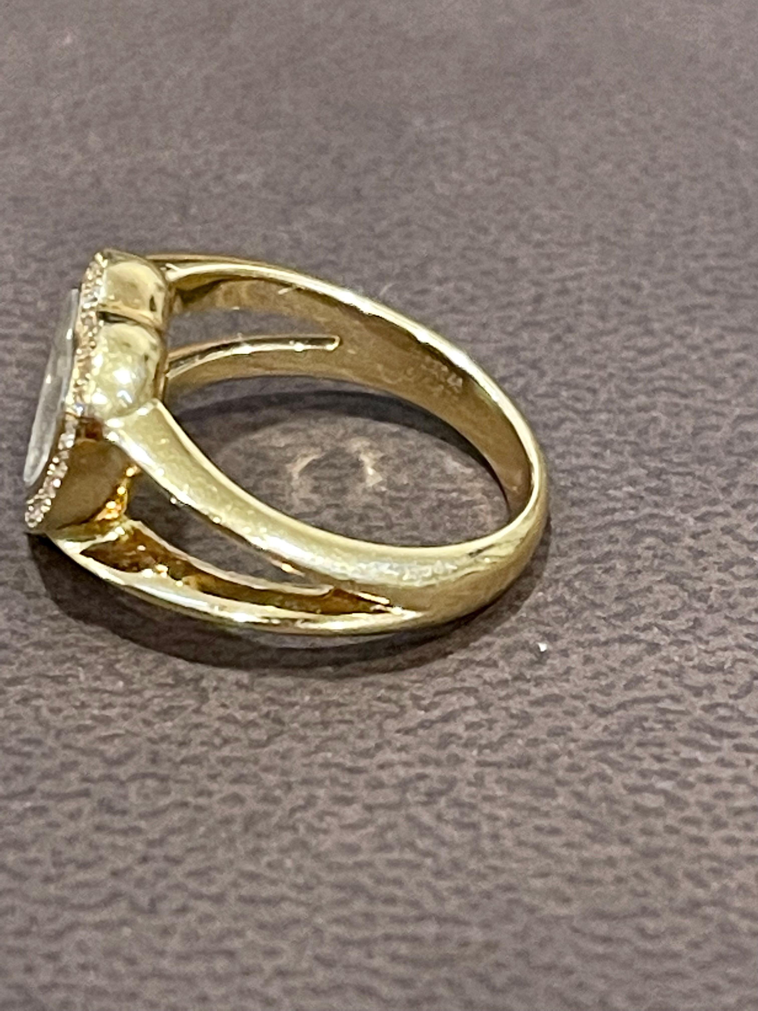Chopard Happy Diamond 18K Yellow Gold Heart Ring, Estate 3