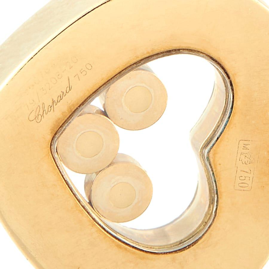 Chopard Happy Diamond 18K Gelbgold Anhänger Halskette CH10-070925 im Zustand „Hervorragend“ im Angebot in Southampton, PA