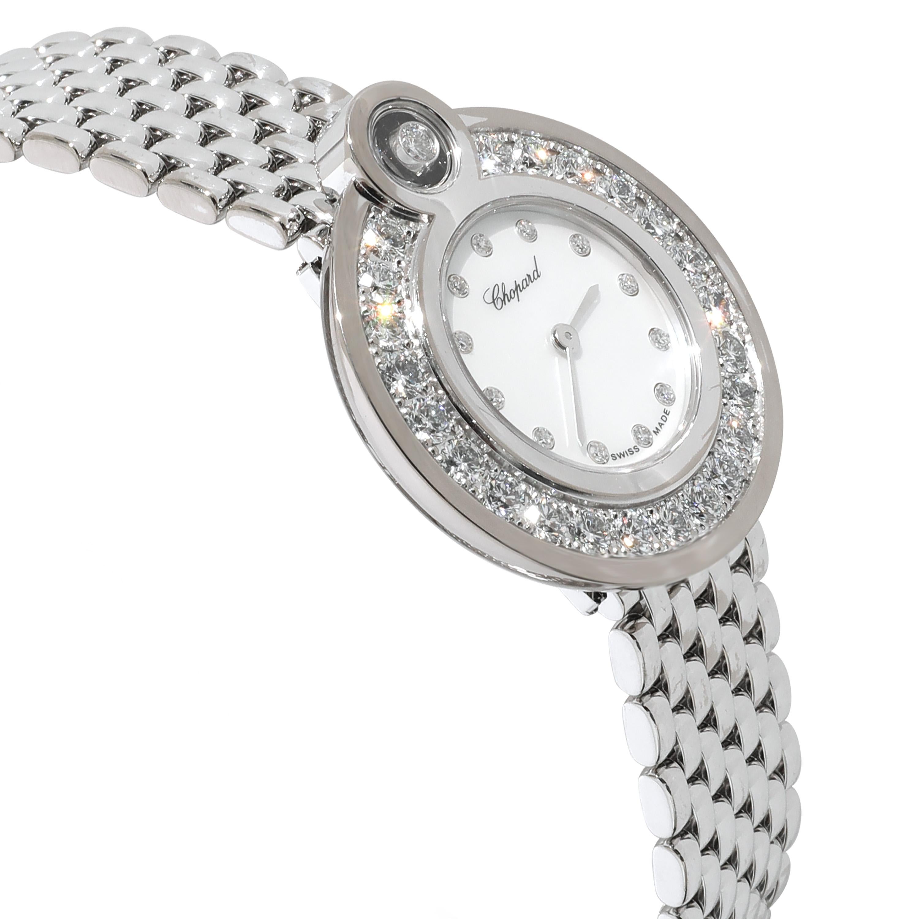 Chopard Happy Diamond 204407-1003 Women's Watch in 18kt White Gold For Sale 1
