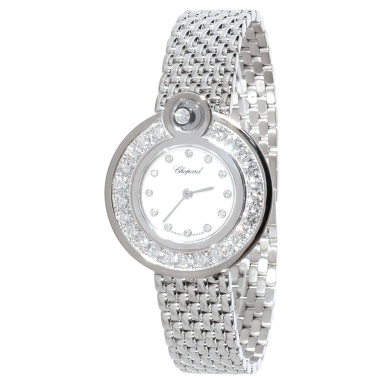 Chopard Happy Diamond 204407-1003 Damenuhr aus 18 Karat Weißgold