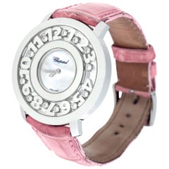 Reloj de pulsera Chopard Happy Diamond Oro Blanco 18k Ref 207233