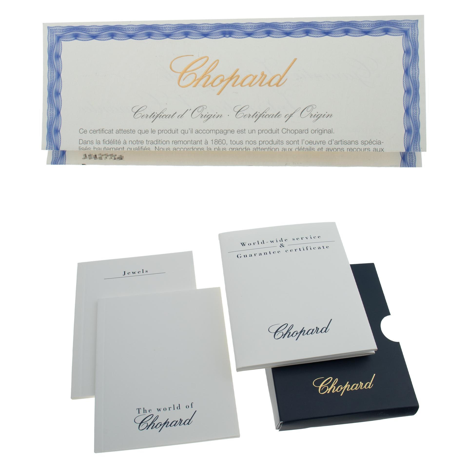 Women's or Men's Chopard Happy Diamond 18k Rose Gold Wristwatch Ref 207469