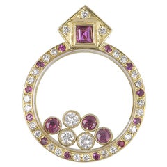 Chopard Happy Diamond and Ruby Pendant