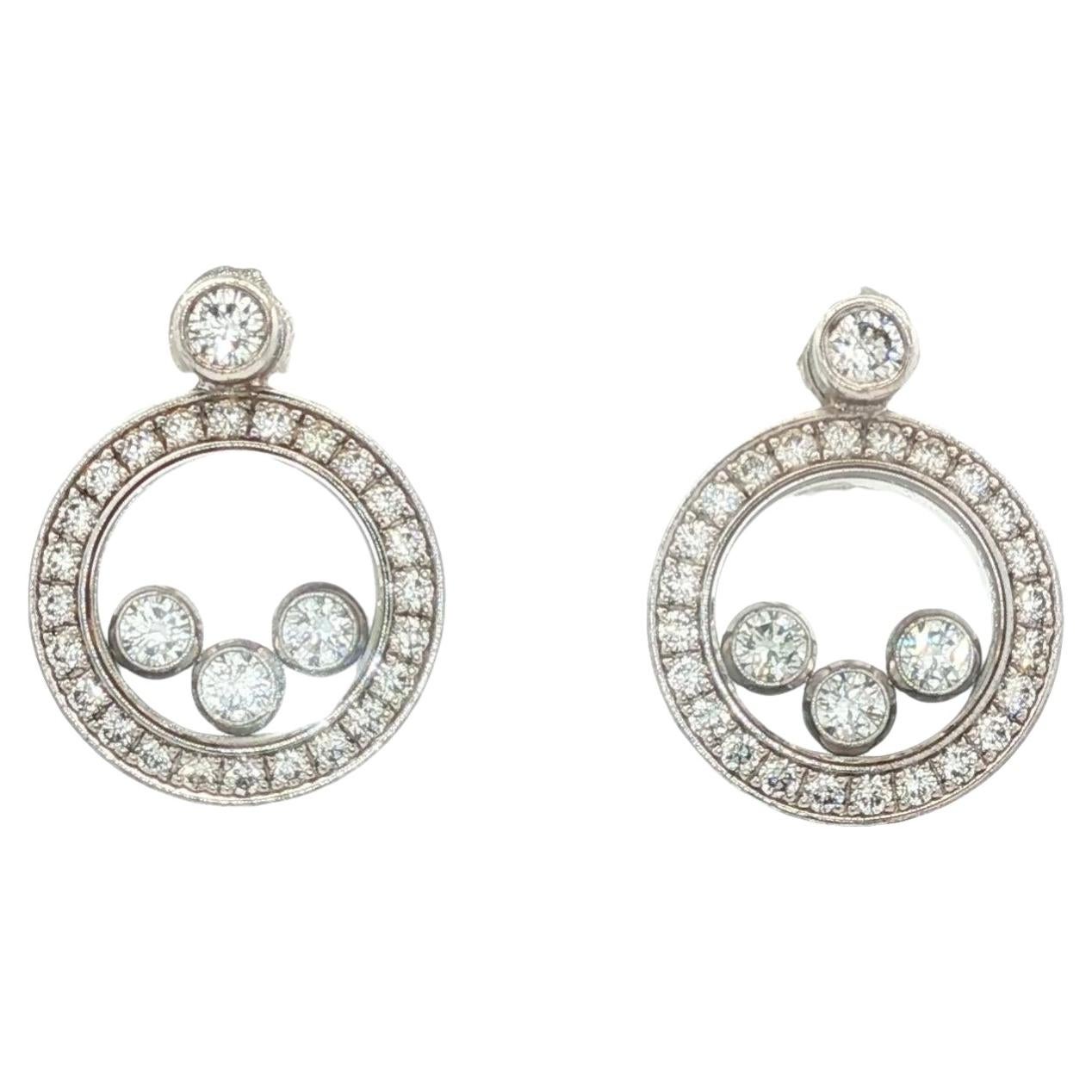 Chopard Happy Diamonds Icons Ear Pins