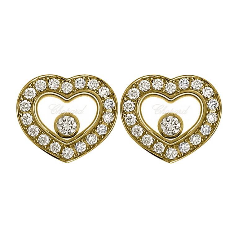 Luxury Diamond earrings Happy Diamonds Icons | Chopard® 83A054-5401