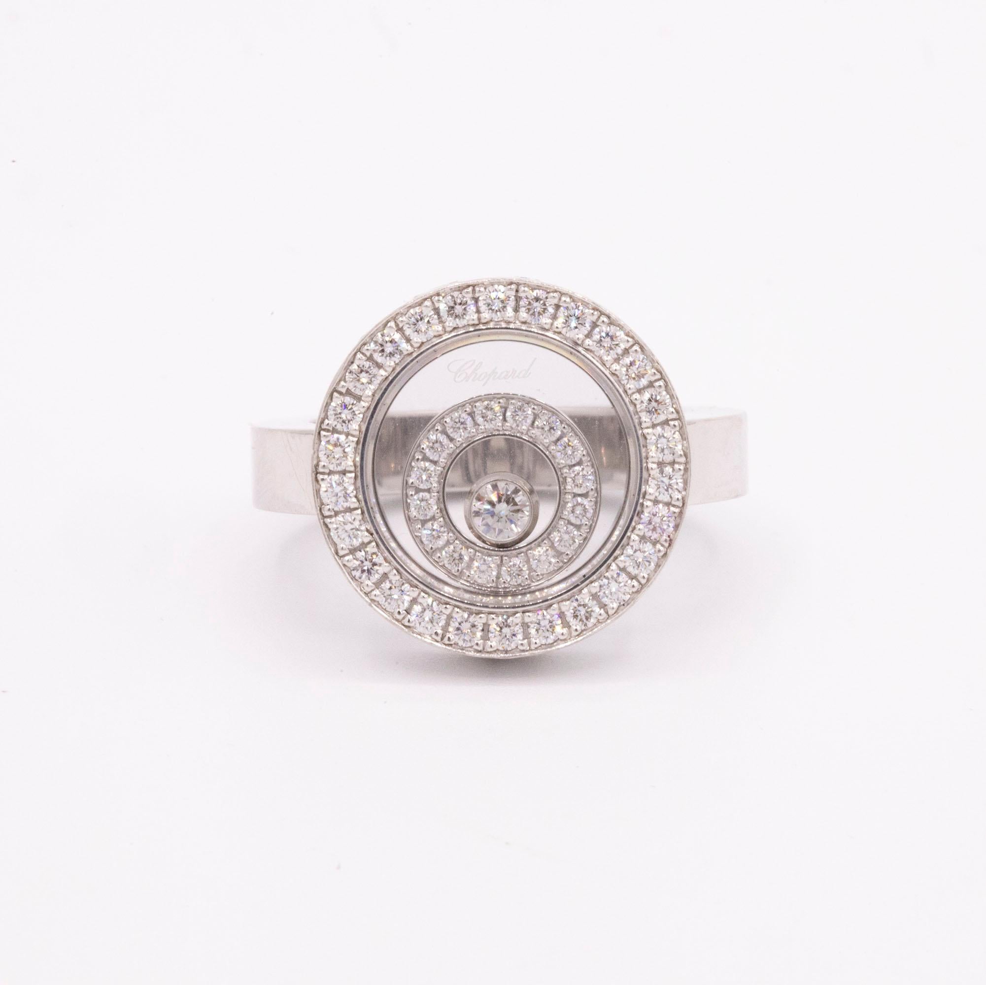 happy diamond ring chopard