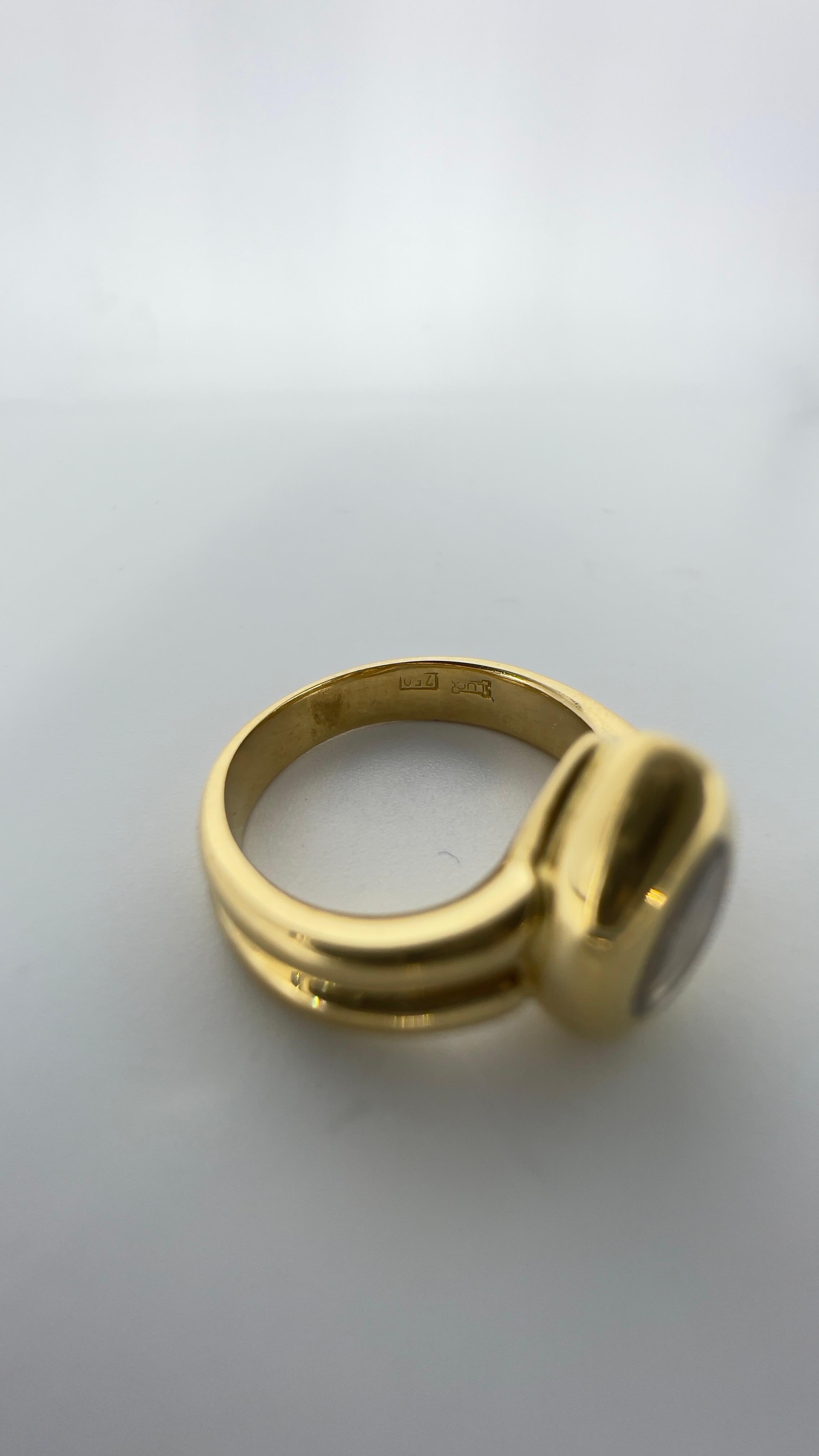 Brilliant Cut Chopard Happy Diamond Fashion Ring For Sale