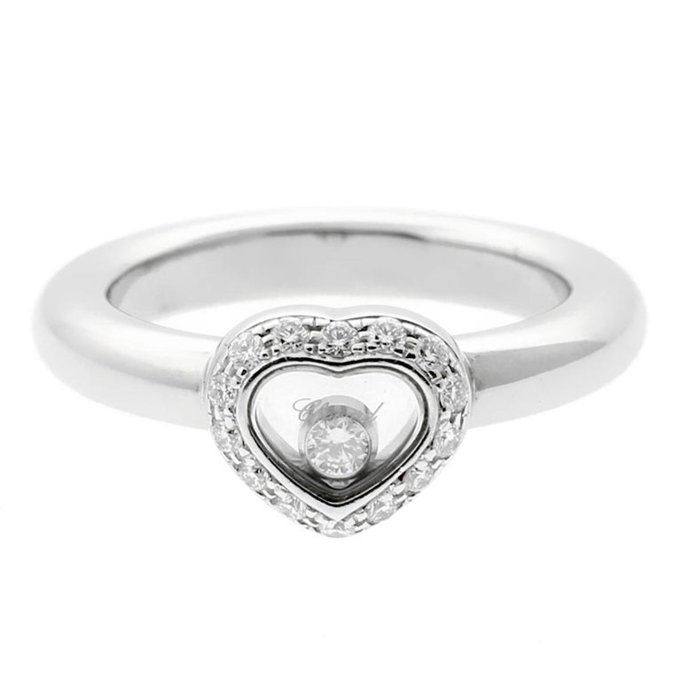 Chopard Happy Diamond Rings - 113 For Sale on 1stDibs | chopard happy  diamonds ring, chopard ring happy diamonds, chopard floating diamond ring