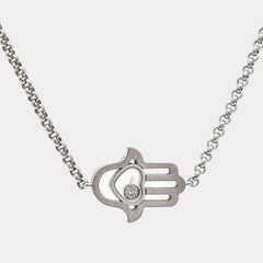 Chopard Happy Diamond Good Luck 18k Weißgold-Armband