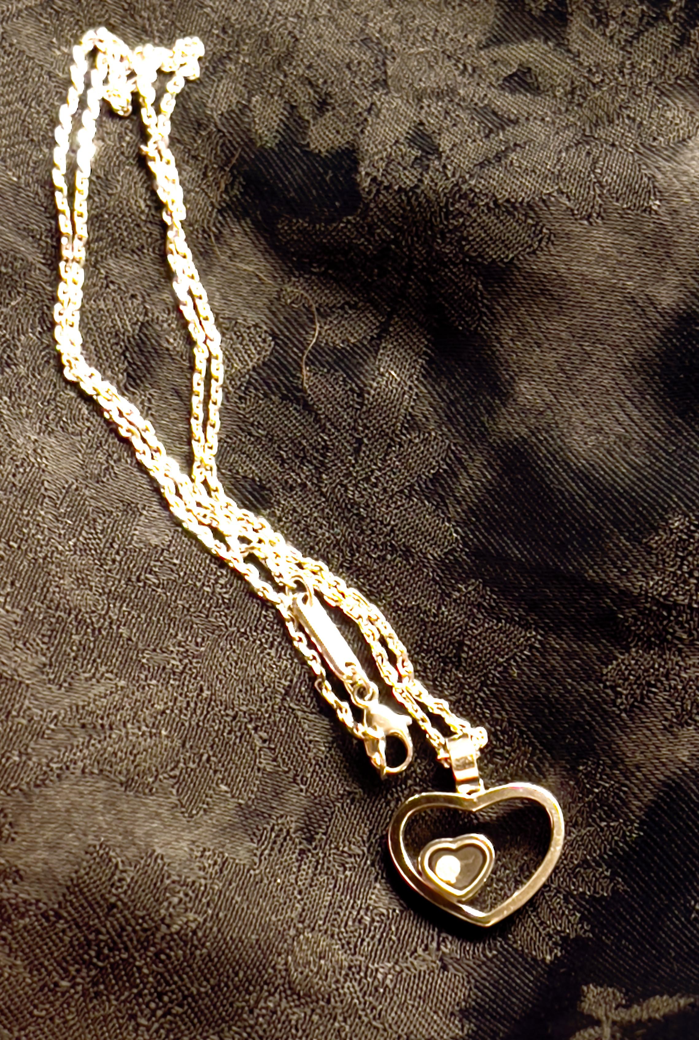 chopard necklace heart