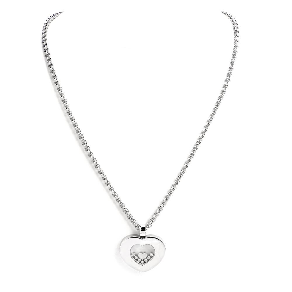 Wear your Heart on your sleeve

with this stunning, high polished, white gold Heart

Pendant necklace by Chopard.

The design is from the 