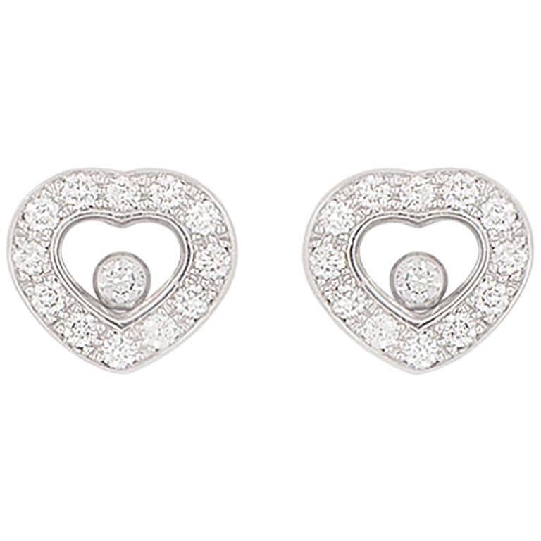 Chopard Happy Diamond Heart Earrings