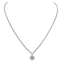 Chopard Happy Diamond heart pendant in 18k white gold