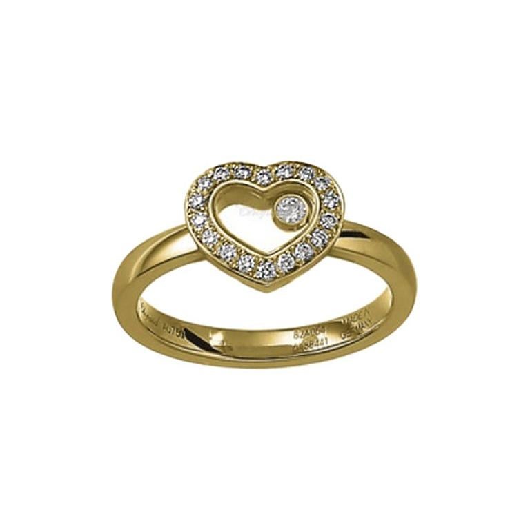 Chopard Happy Diamond Heart Ring 82A054/0210 For Sale