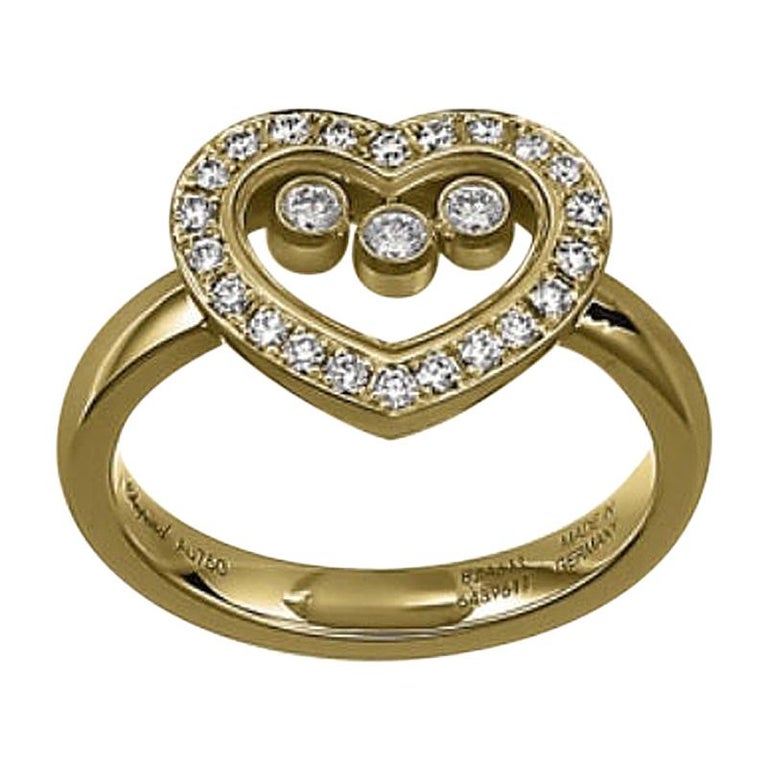 Chopard Happy Diamond Heart Ring 82A611/0210 For Sale at 1stdibs