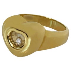 Chopard Happy Diamond Heart Yellow Gold Ring