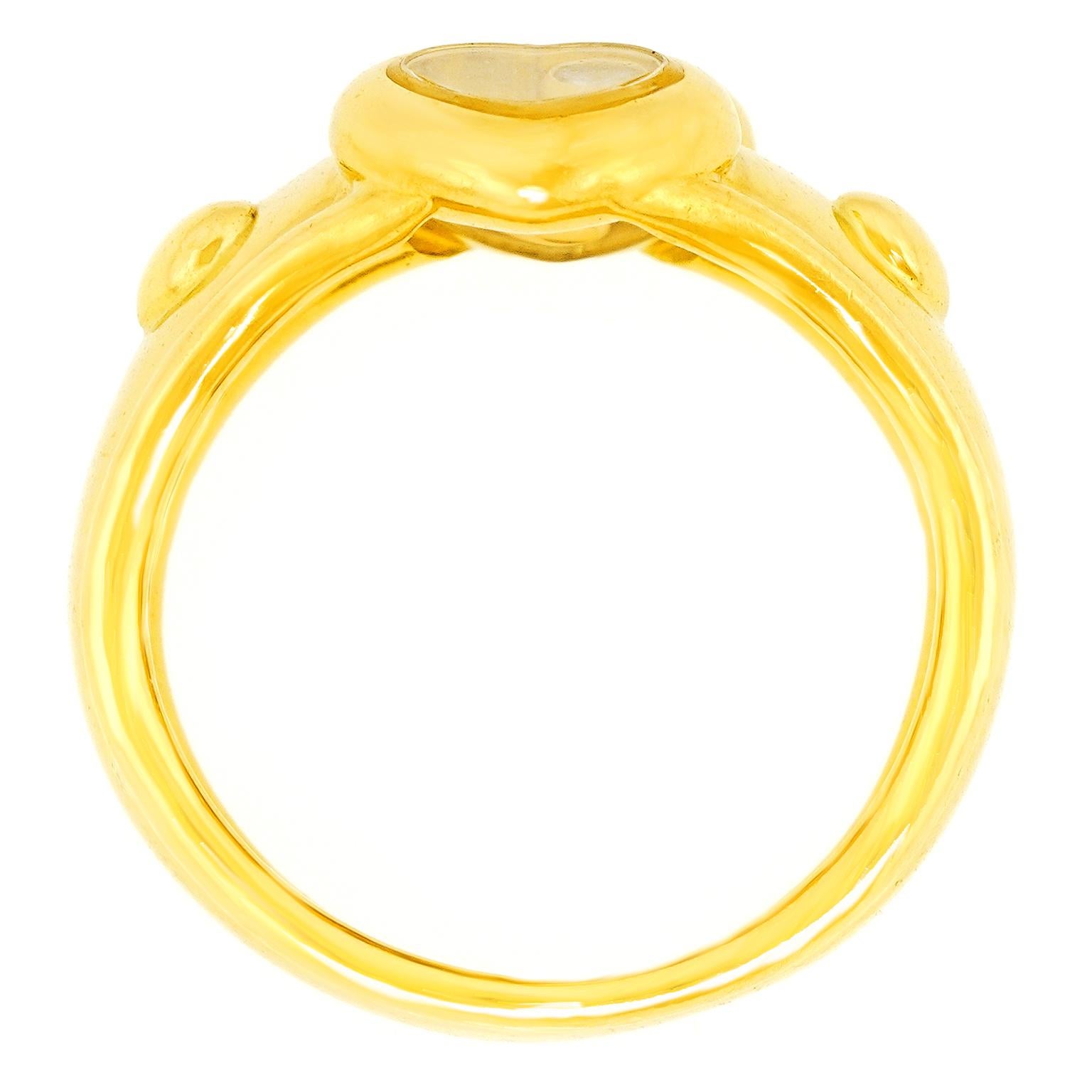 Chopard Happy Diamond Hearts Ring For Sale 5