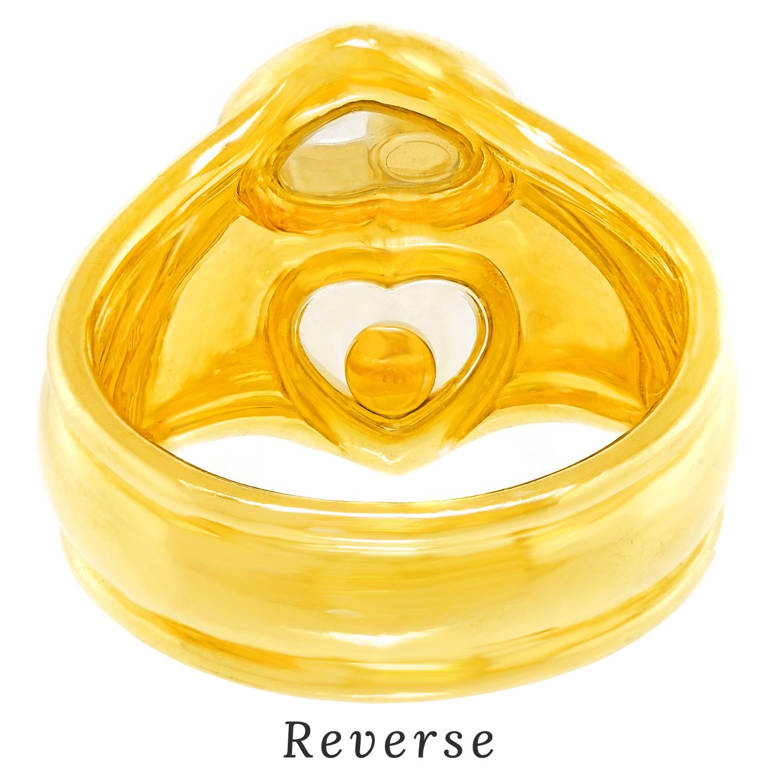 Chopard Happy Diamond Hearts Ring For Sale 6