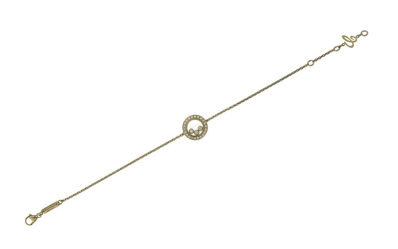 Happy Diamond Icons Damenarmband 85A018/0201 von Chopard (Rundschliff) im Angebot