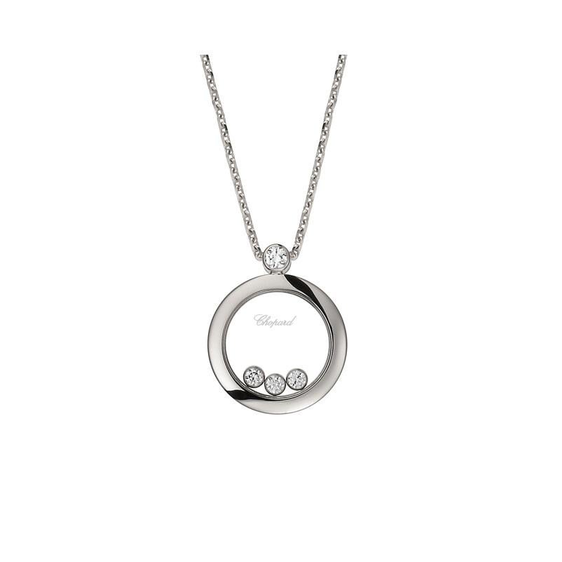 chopard floating diamond necklace