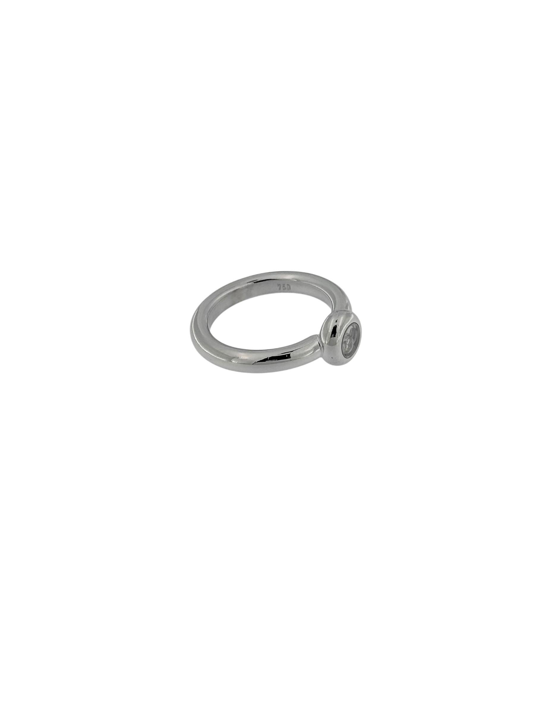 Chopard Anillo Diamante Feliz Oro Blanco 18 quilates en venta 1