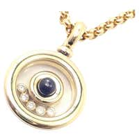Chopard Happy Diamonds Gold Moon and Stars Pendant Necklace at 1stDibs ...