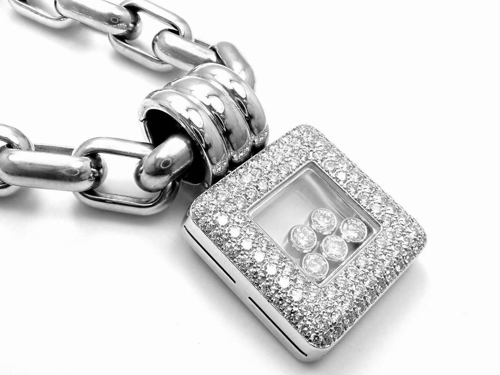 chopard square necklace
