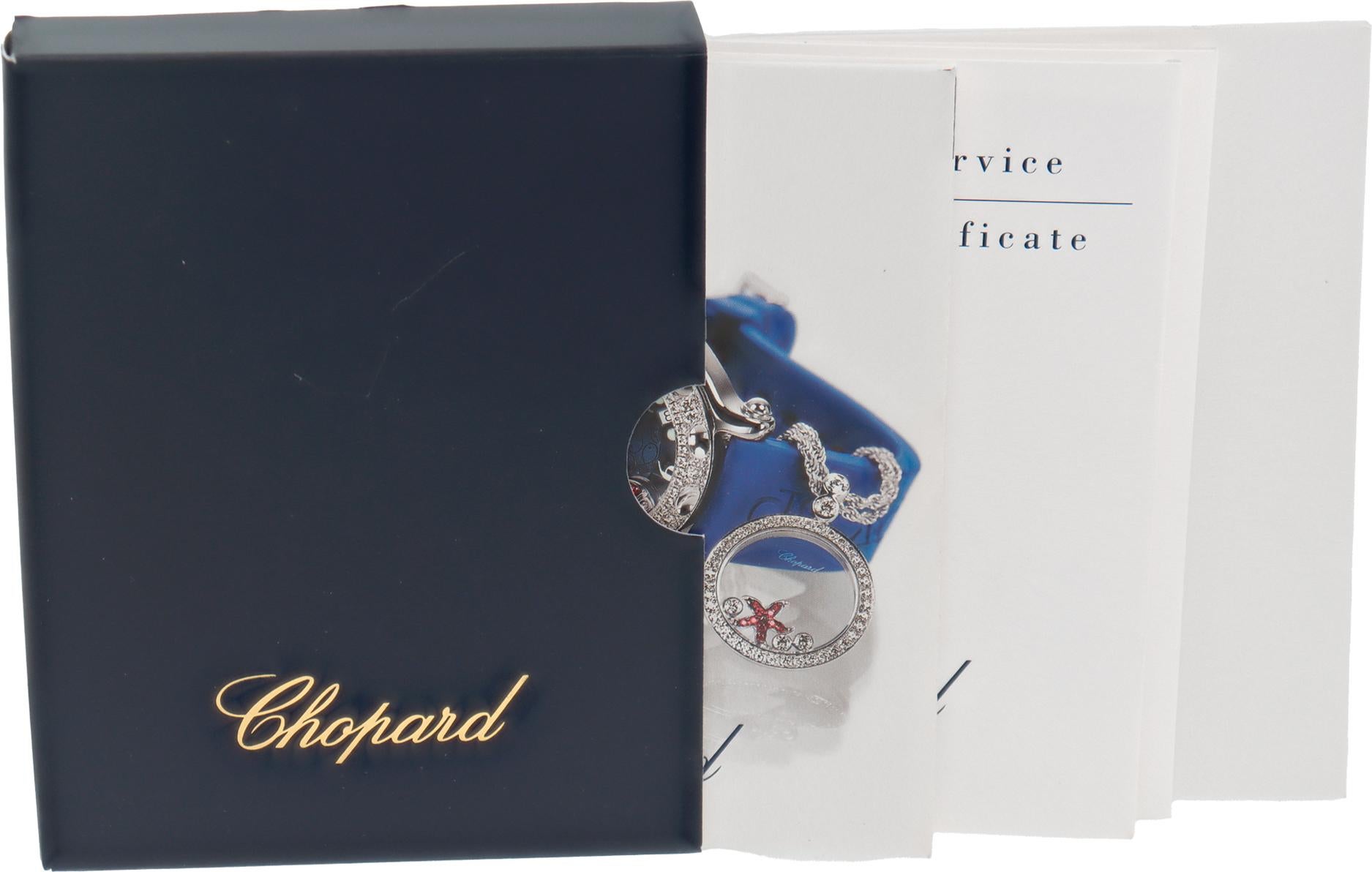 Chopard Happy Diamond Steel & Rose Gold Quartz Wristwatch Ref1420711-8475 For Sale 1