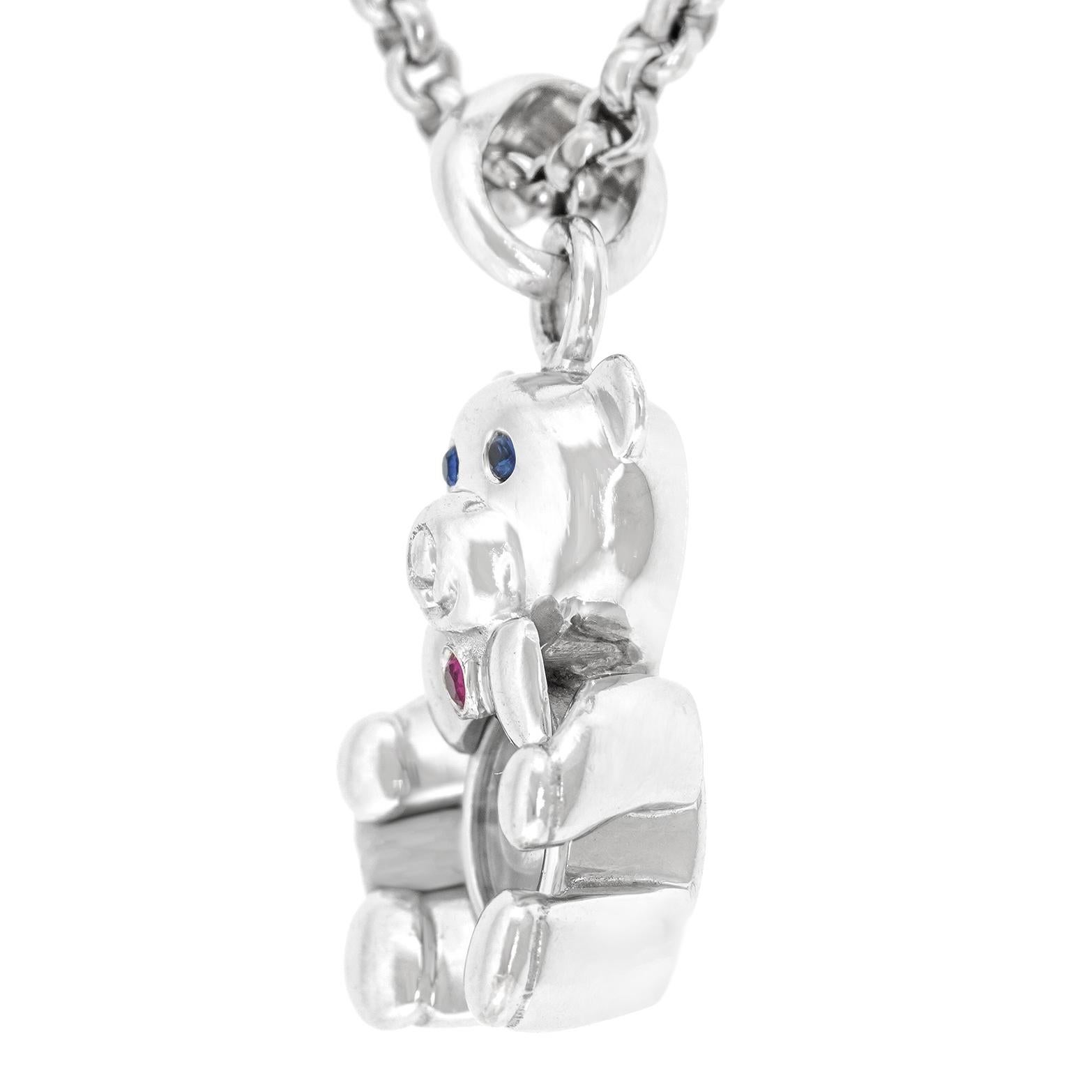 Collana Chopard Happy Diamond Teddy Bear in vendita 4