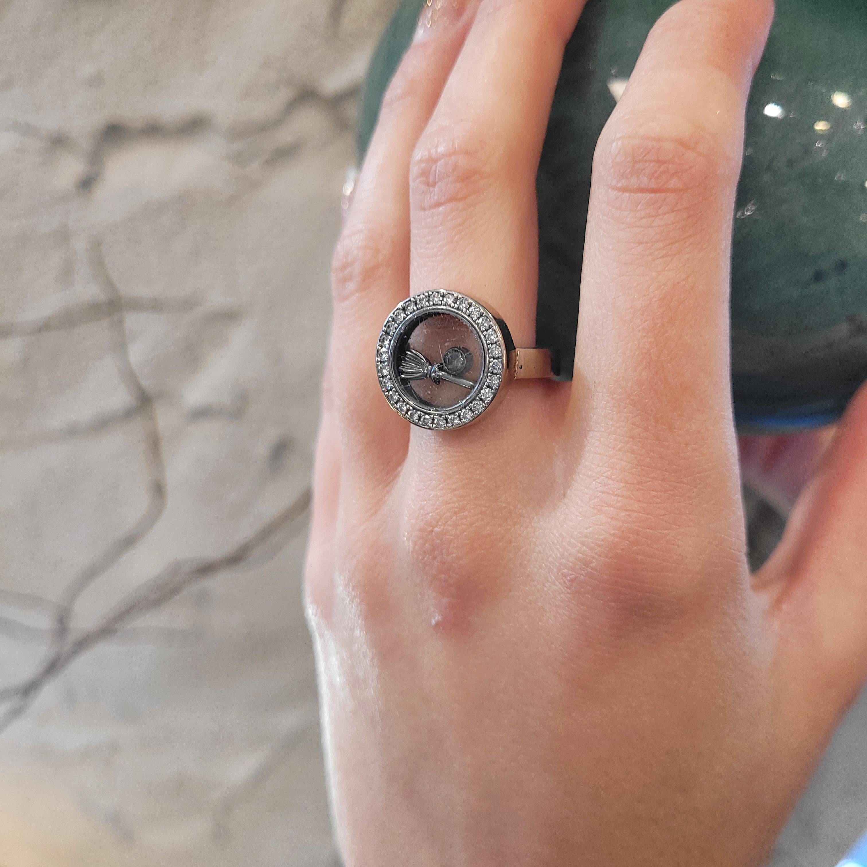 Chopard Happy diamond white gold diamonds Ring 10