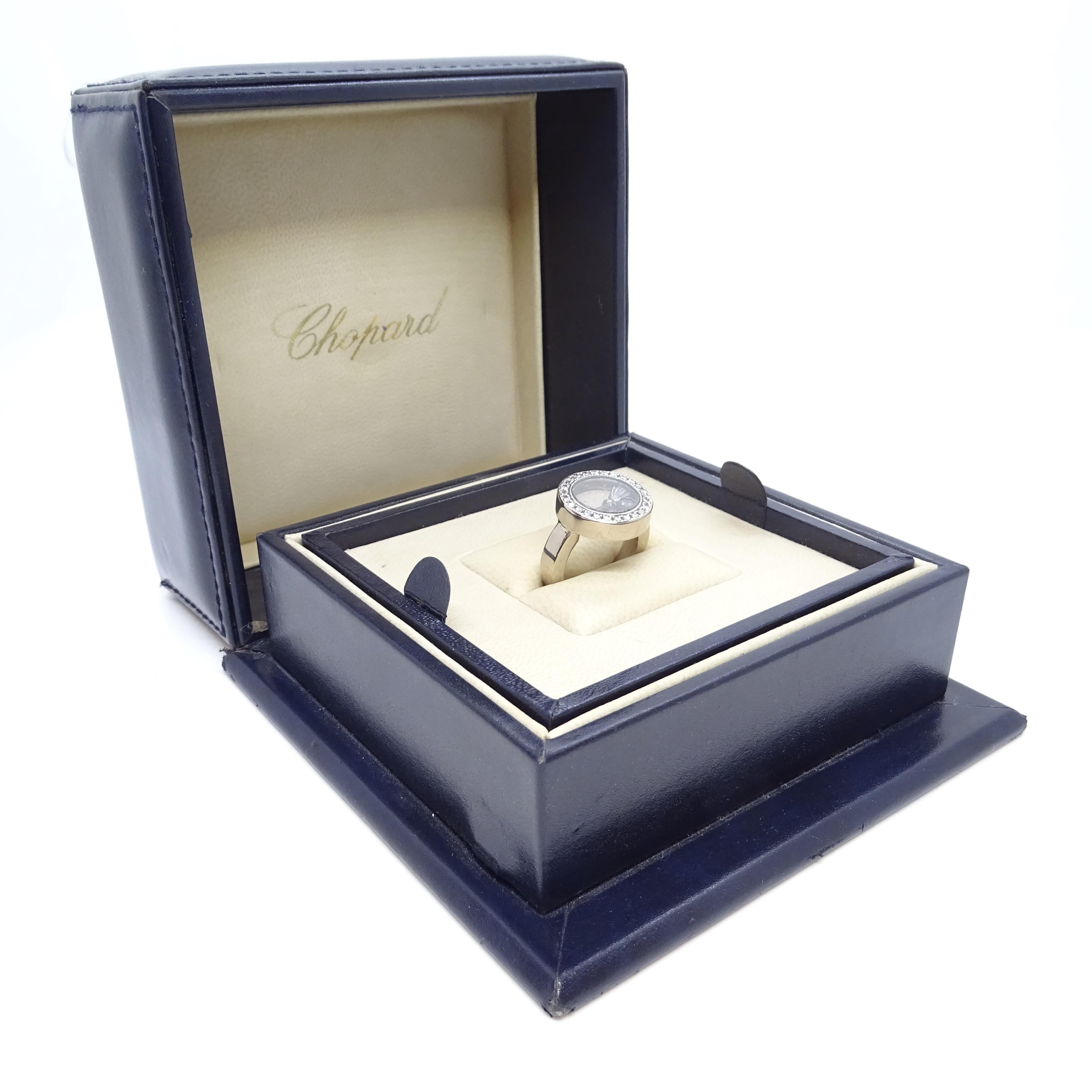 Chopard Happy diamond white gold diamonds Ring 13